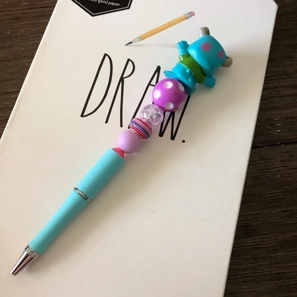 Disney Doorables: Monster University: Sulley handmade beaded pen